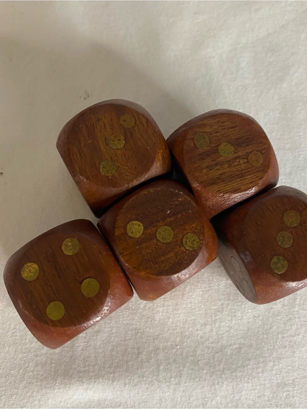Lot of Fun Wood Dice and Jacks - Picture 7 of 9